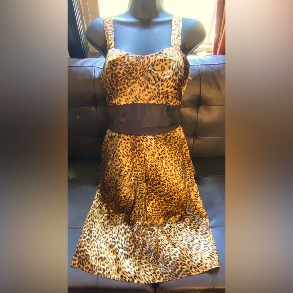 Cheetah Cocktail Dress